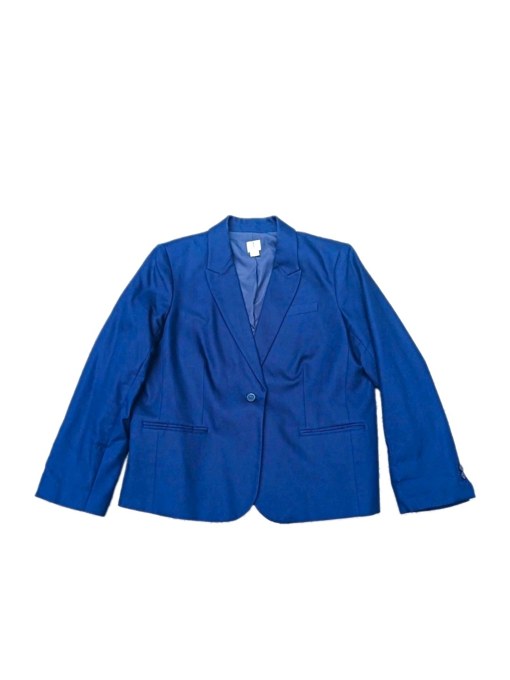 J By J.Crew Navy Blue Single-Button Blazer Womens Size 16